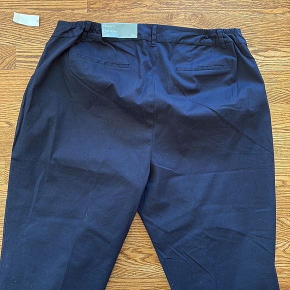 Talbots Perfect Crop Pants in Indigo Blue Size 18W - Picture 8 of 12
